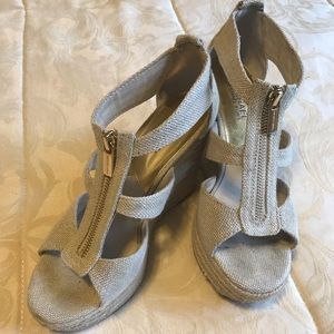 Micheal Kors Beige Wedges